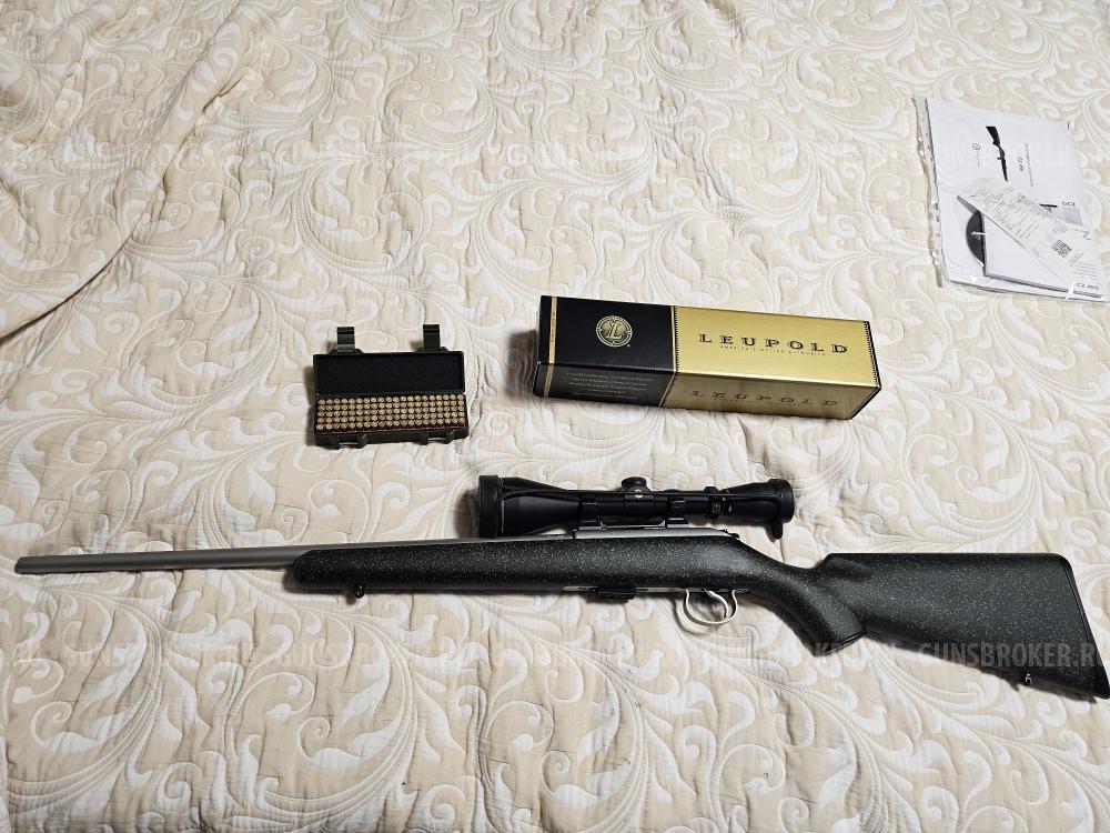 CZ-455 stailness steel 22LR + Leupold 3-9 50 mm