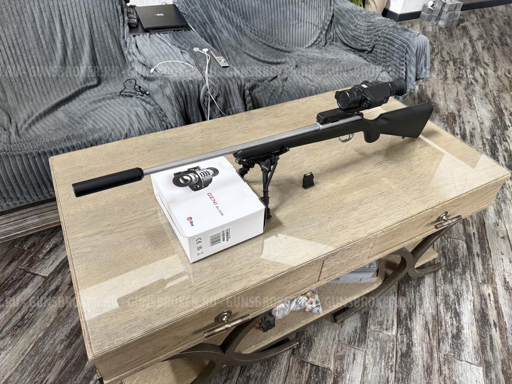 CZ 455 в нержавейке c тепловизором iray geni 35R