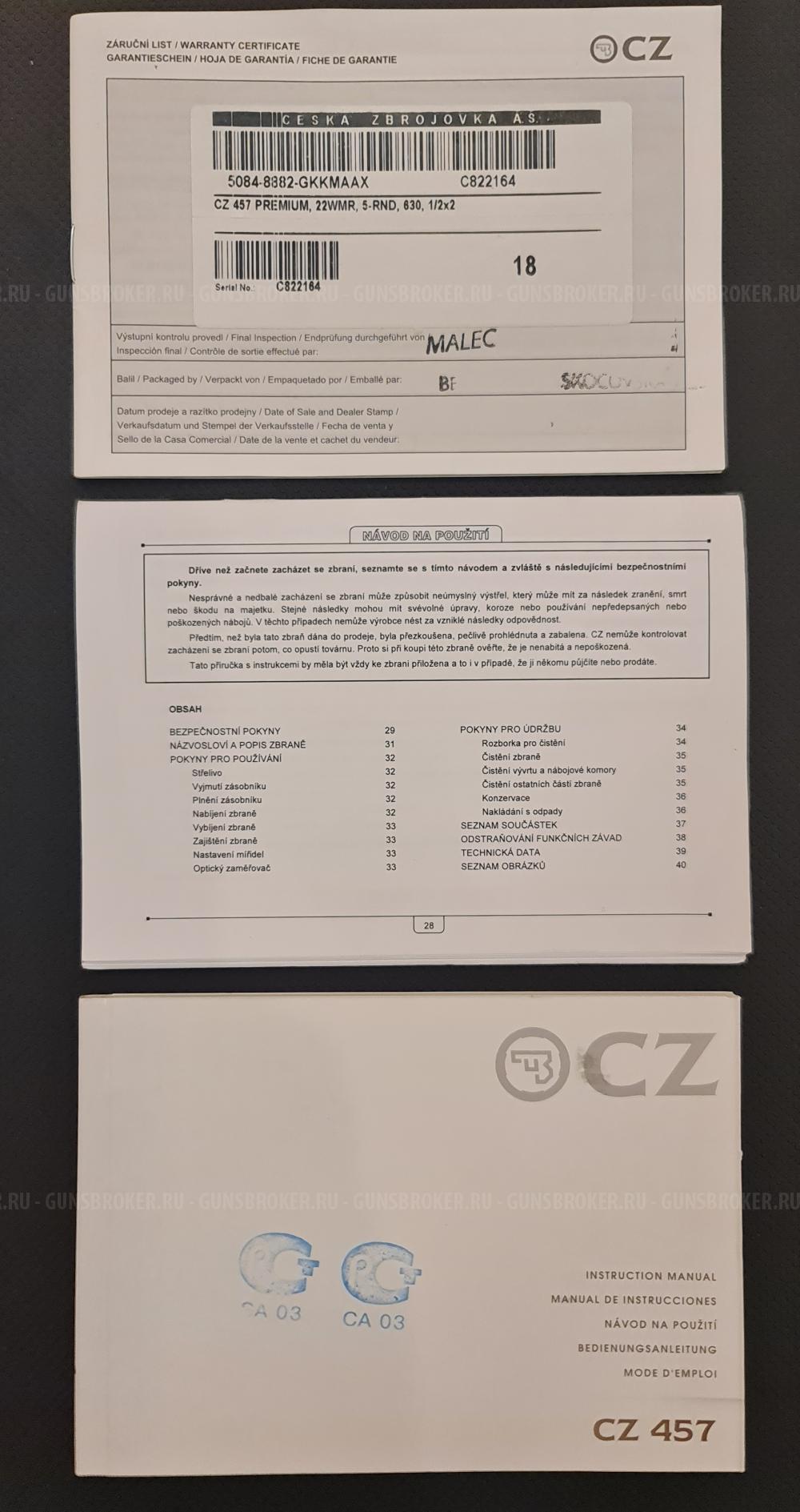 CZ-457 Premium 22WMR