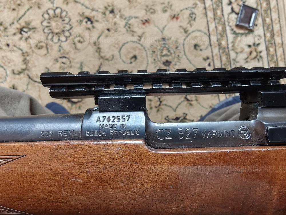 CZ 527 223rem varmint. УСМ со шнеллером.