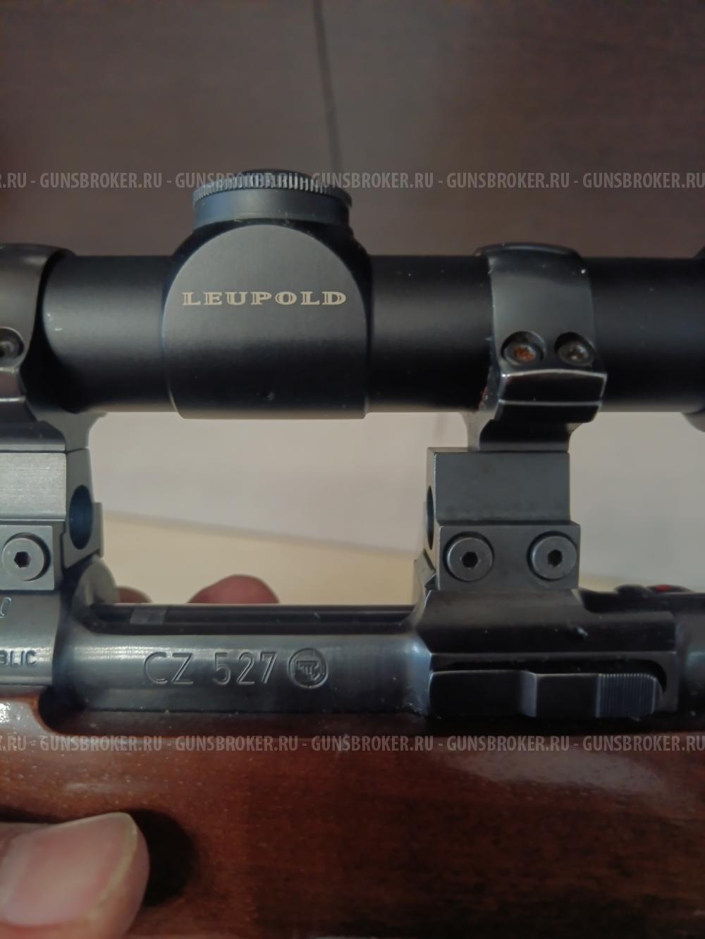 CZ 527 LUX с оптикой LEUPOLD VX-I 2-7x33mm
