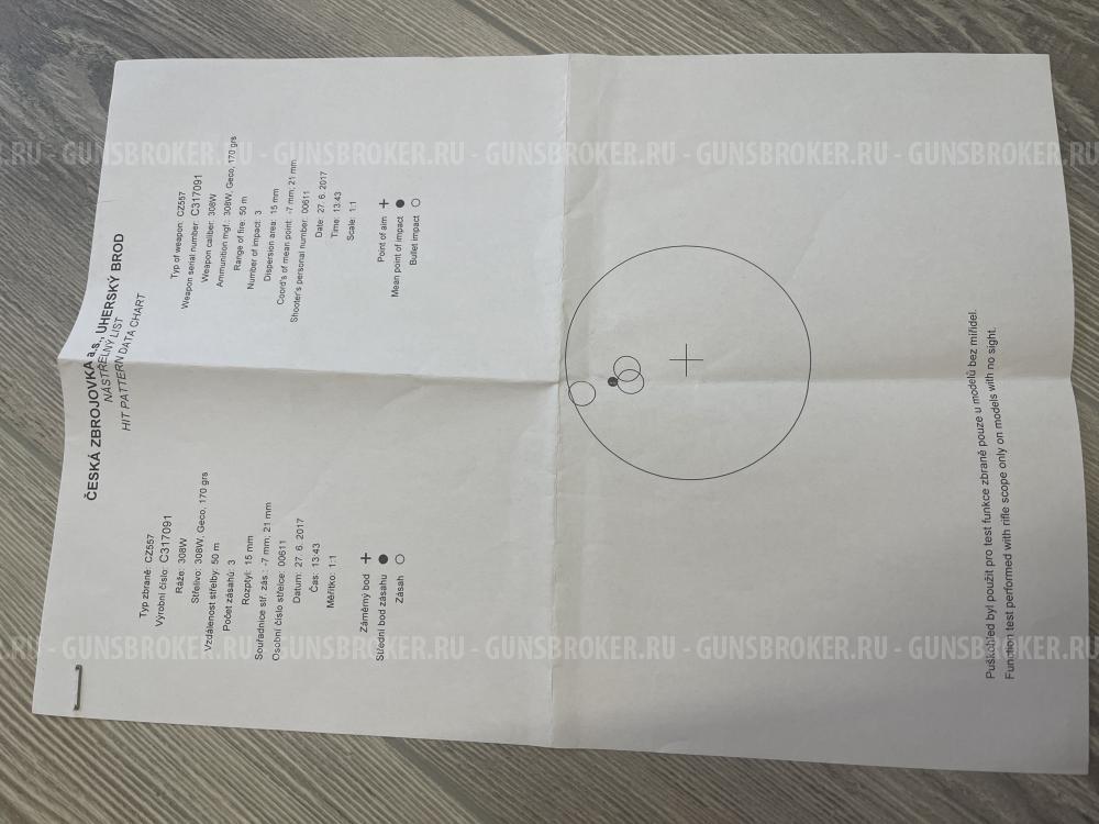 Cz 557 308win Synthetic S