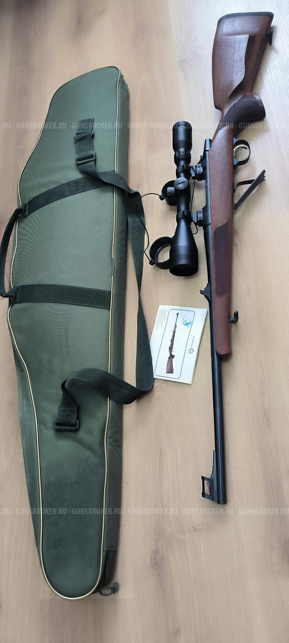 Cz 557 lux 308 win с оптикой и оригинальным чехлом 