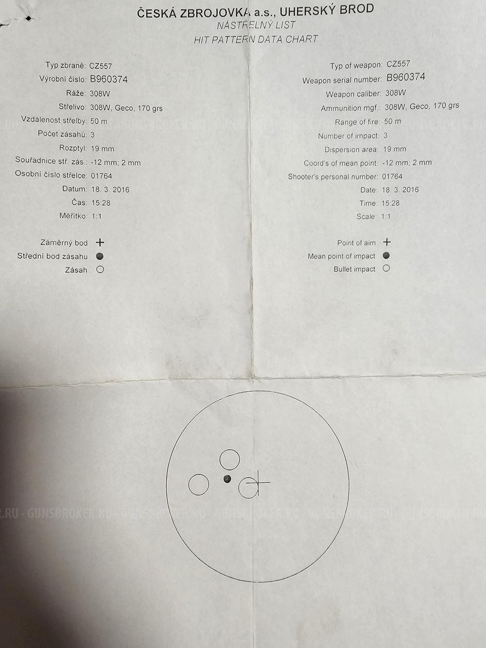 CZ 557 Lux 308 Win + Leupold 3.5-12 // 56 mm