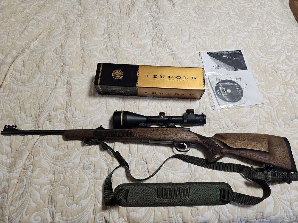 CZ 557 Lux 308 Win + Leupold 3.5-12 // 56 mm
