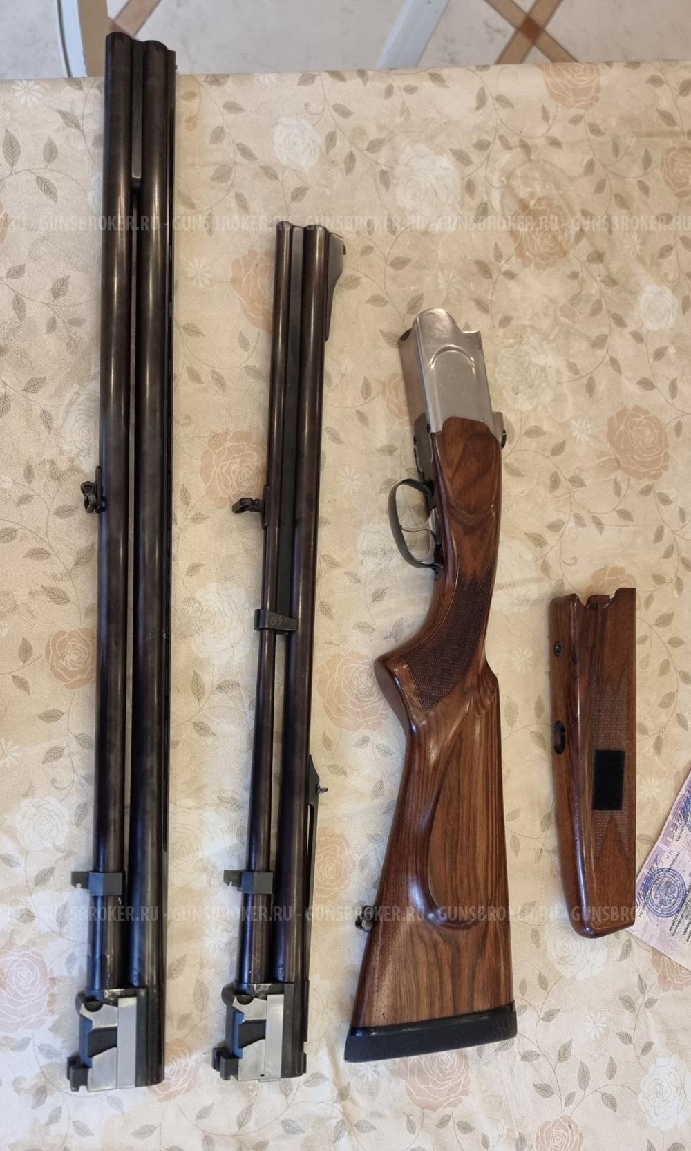 CZ Kombo Rieces комбинированное. Две пары стволов 30.06/12х76 и 12х76/12х76
