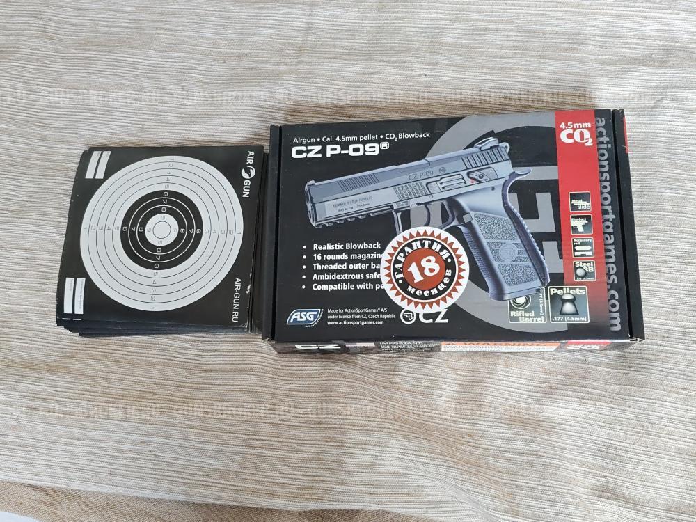 CZ P-09 пневматический пистолет
