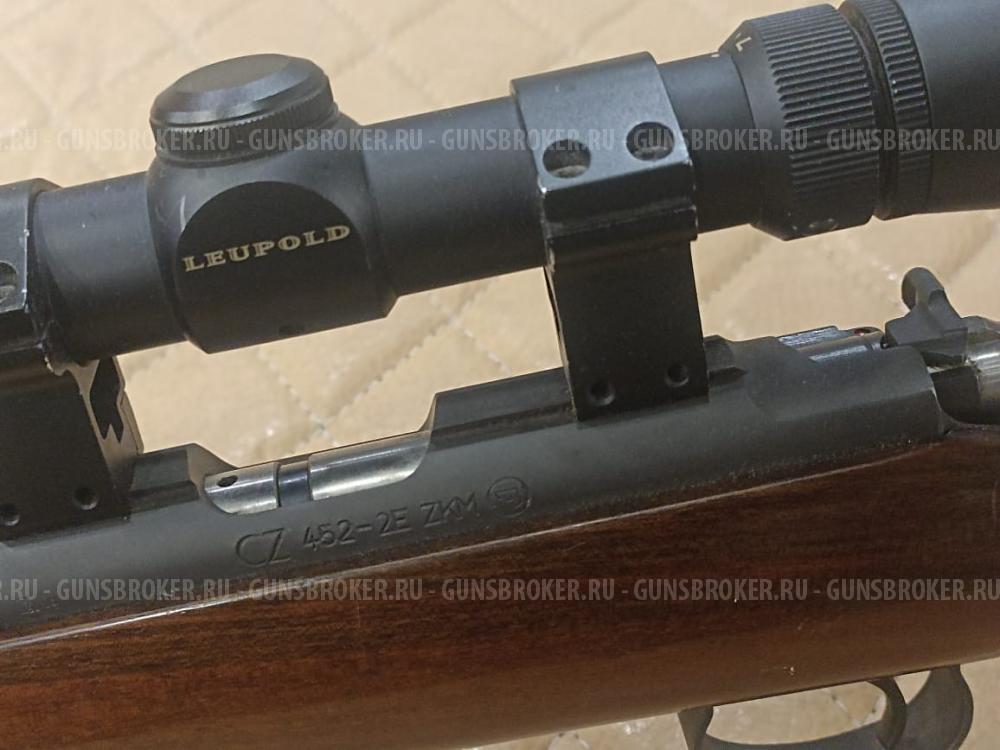 CZ ZKM 452-2E + оптика Leupold 2-7x33 к.22LR 2008 г.в №А449805