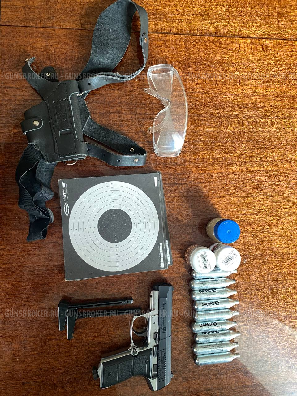 Daisy Powerline 5501 + доп. магазин, кобура, мишени, баллоны, пули, очки