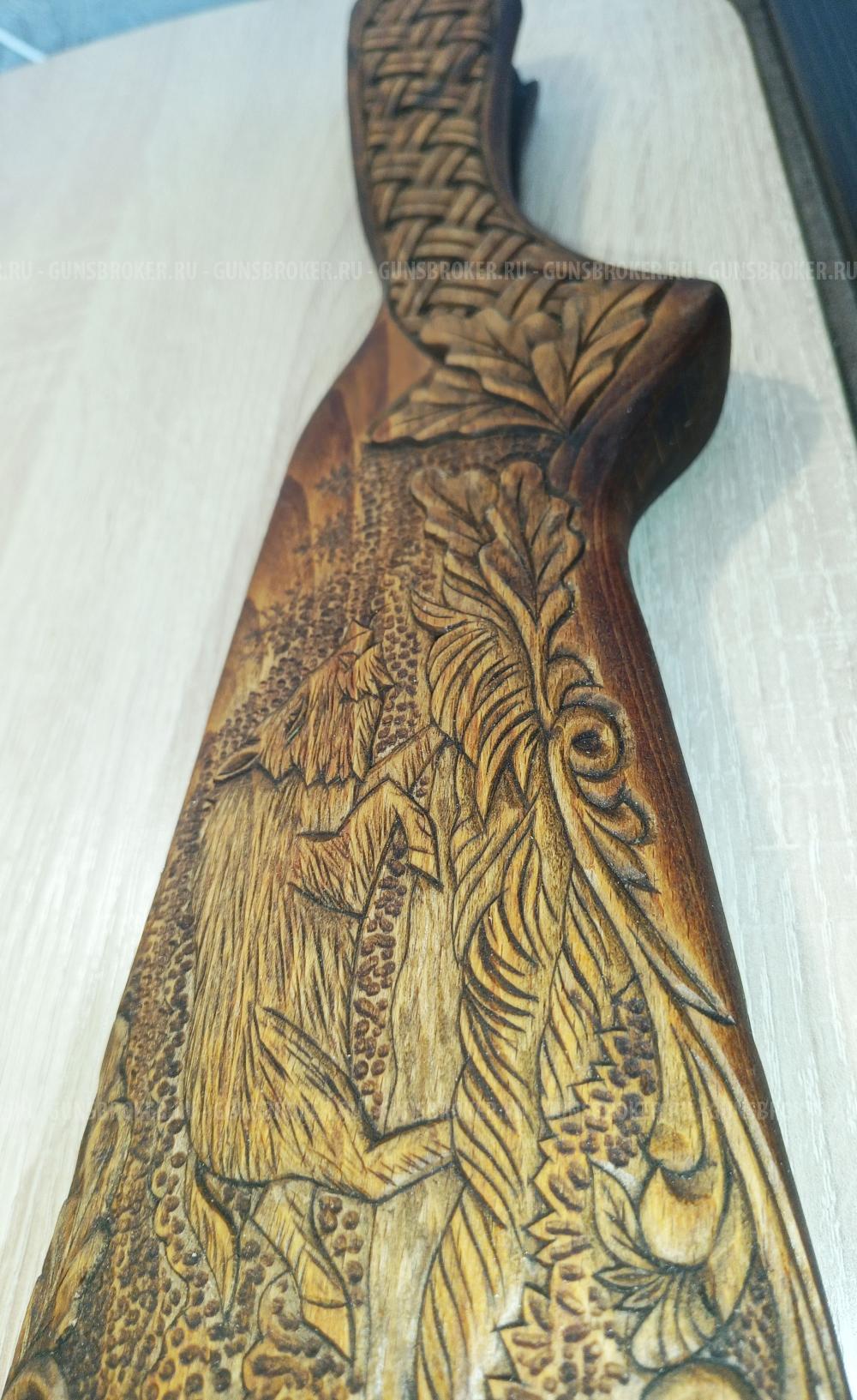 Дерево, приклад, цевье на Иж 27 