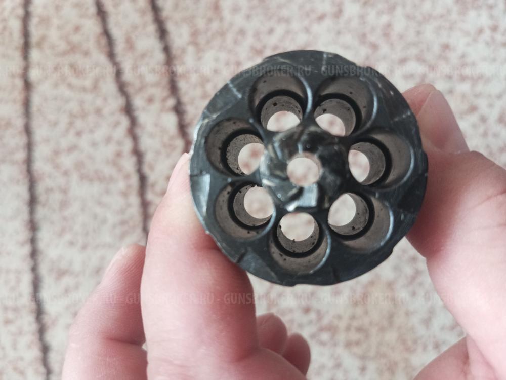 Барабан от охолощенного нагана Р-412 под 10ТК.наган блеф мр-313 Р2