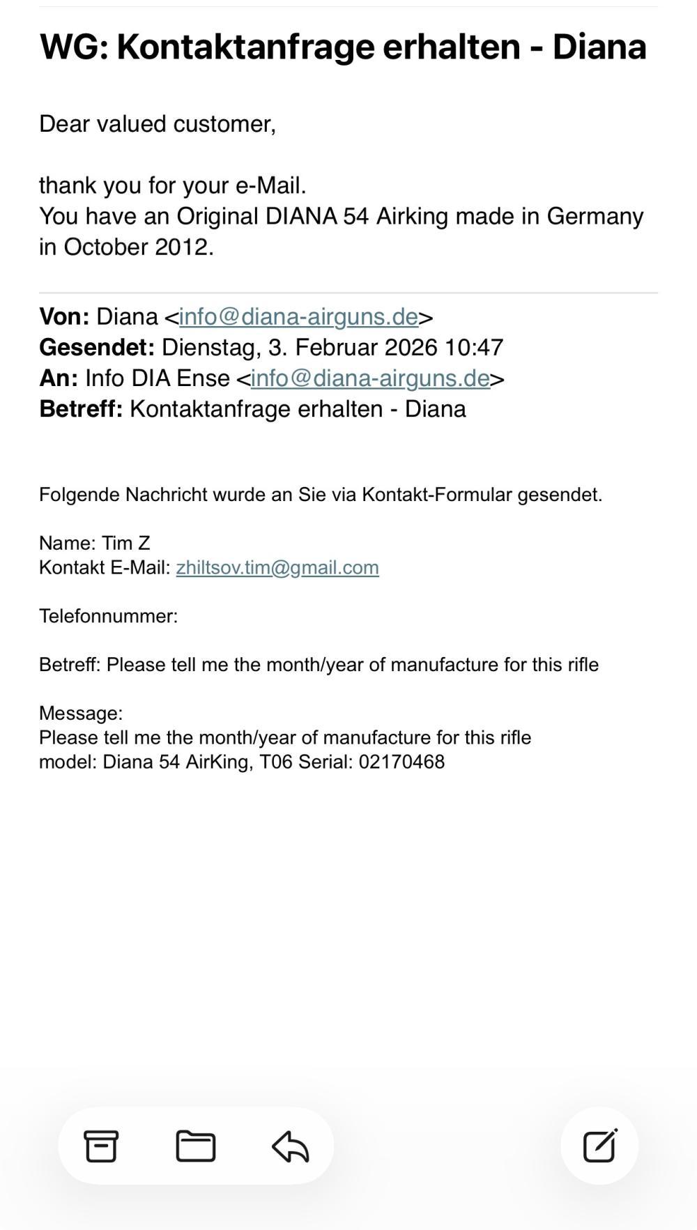 Diana 54 Airking T06