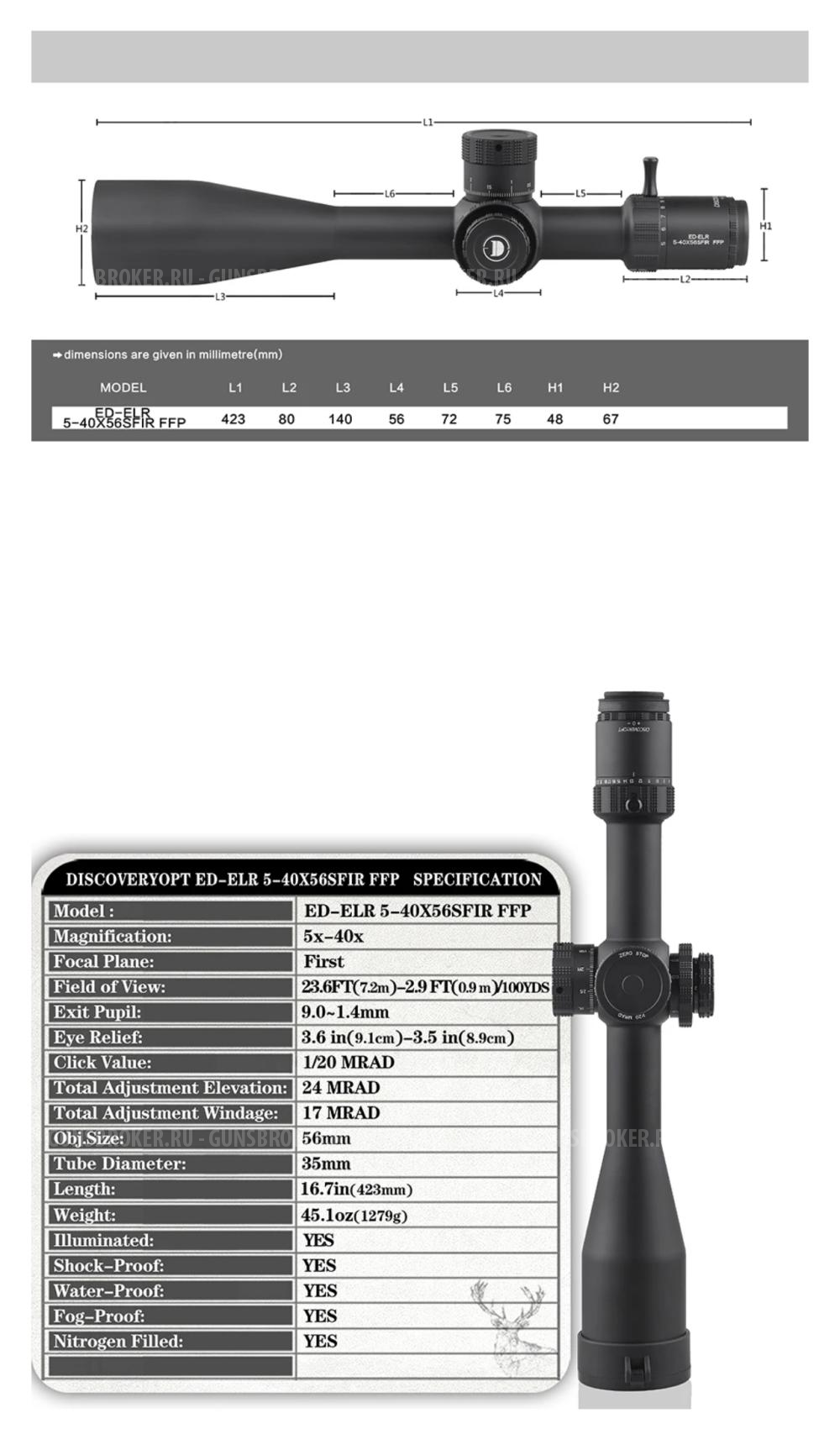 Discovery ED-ERL 5-40x56FFP iR