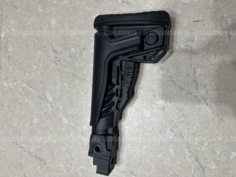 DLG Tactical, Телескопический приклад TBS Shock с регулируемым подщечником на АК-74, АКМ