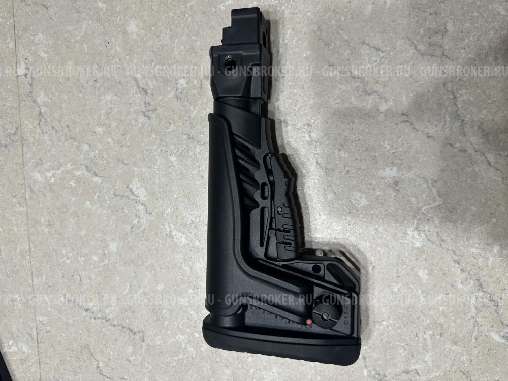 DLG Tactical, Телескопический приклад TBS Shock с регулируемым подщечником на АК-74, АКМ