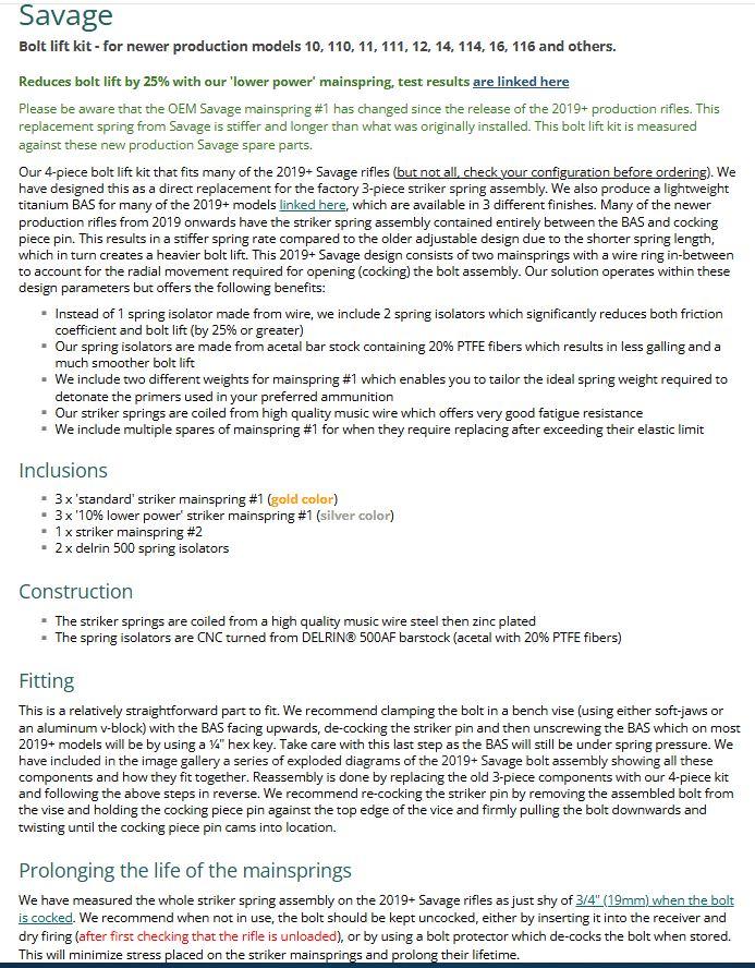 Экстрактор и ударник для Remington 700, 870, 1100, 11-87 + Bergara B14 + Tikka Sako Savage