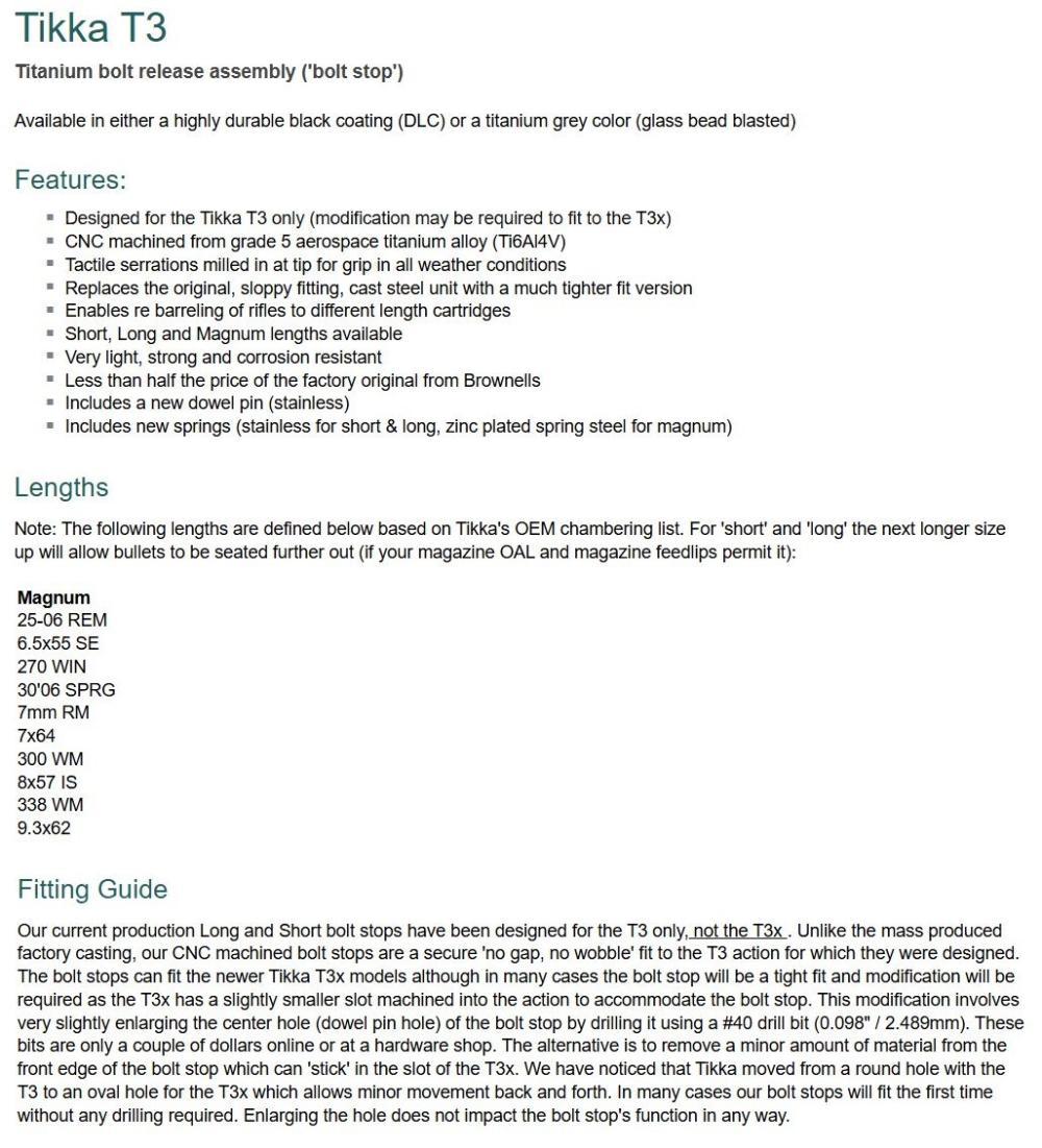 Экстрактор и ударник для Remington 700, 870, 1100, 11-87 + Bergara B14 + Tikka Sako Savage