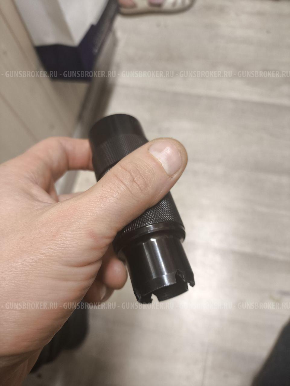 Дожигатель двухкамерный 7.62 на АК.