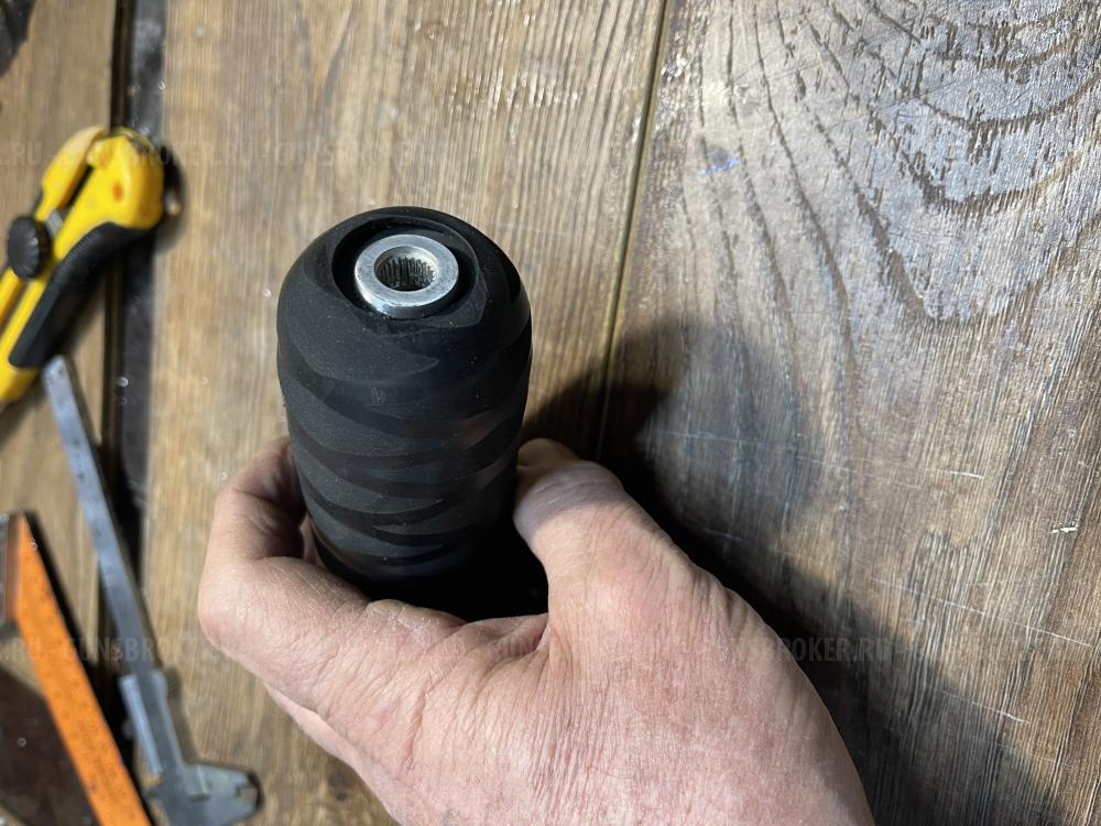 НА ЛЕШИЙ 2  Быстросьемный  доп. модератор (глушитель, банка, ДТК) 