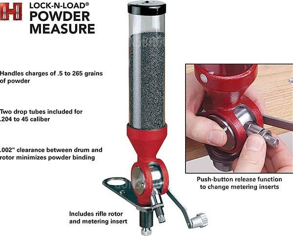Дозатор пороха Hornady Lock-N-Load 50 BMG Powder Measure со стойкой