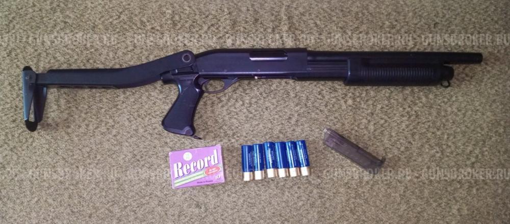 Дробовик Remington m870 со складным прикладои