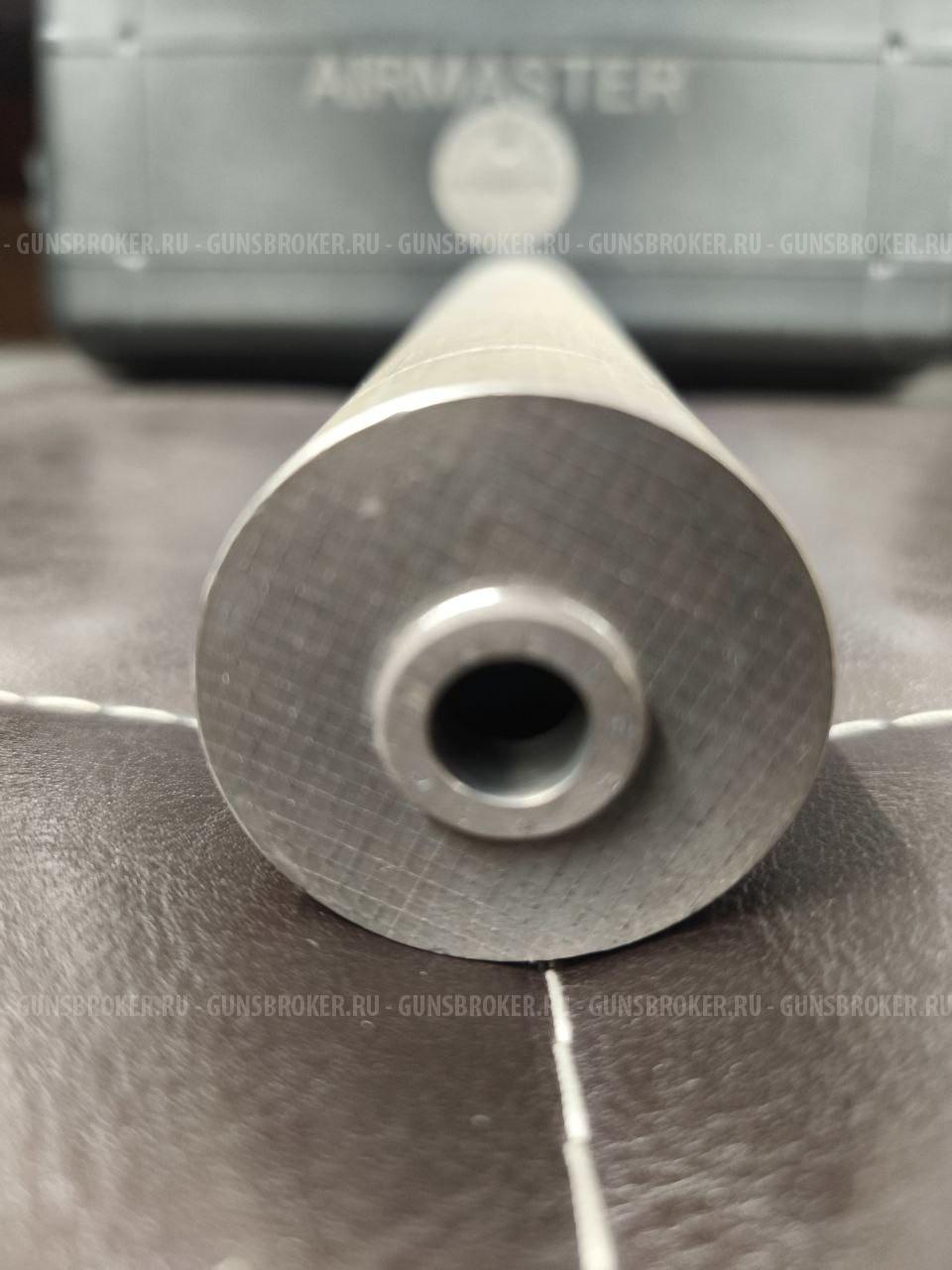 ДТК закрытого типа Airmaster Новичок на Сайгу к.7,62/308, титан, резьба 24x1,5R (б/у)