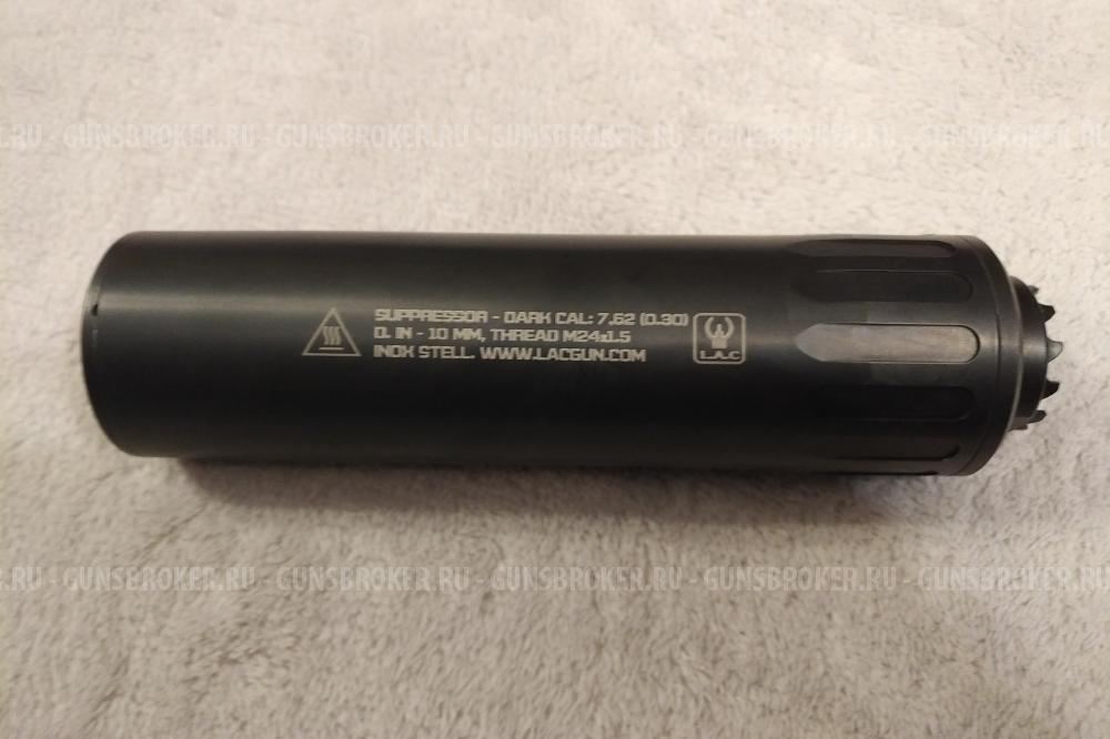 ДТК закрытого типа (банка) lacgun 7.62, 308 - Сайга 030, резьба 24*1.5