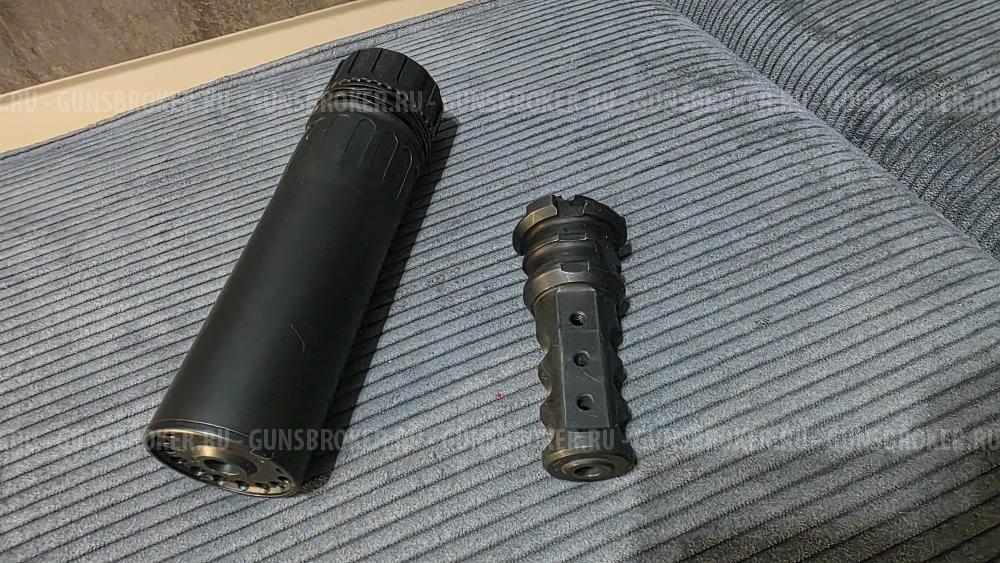 ДТК закрытого типа LAC быстросъемный газоразгруженный 5.45/.223 резьба 24*1.5, LAC 