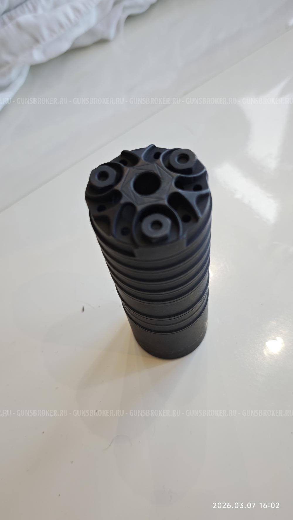 ДТКП (Банка, ДТК закрытого типа) укороченный Гексагон (Hexagon) для АК-103, Сайга-МК, Сайг