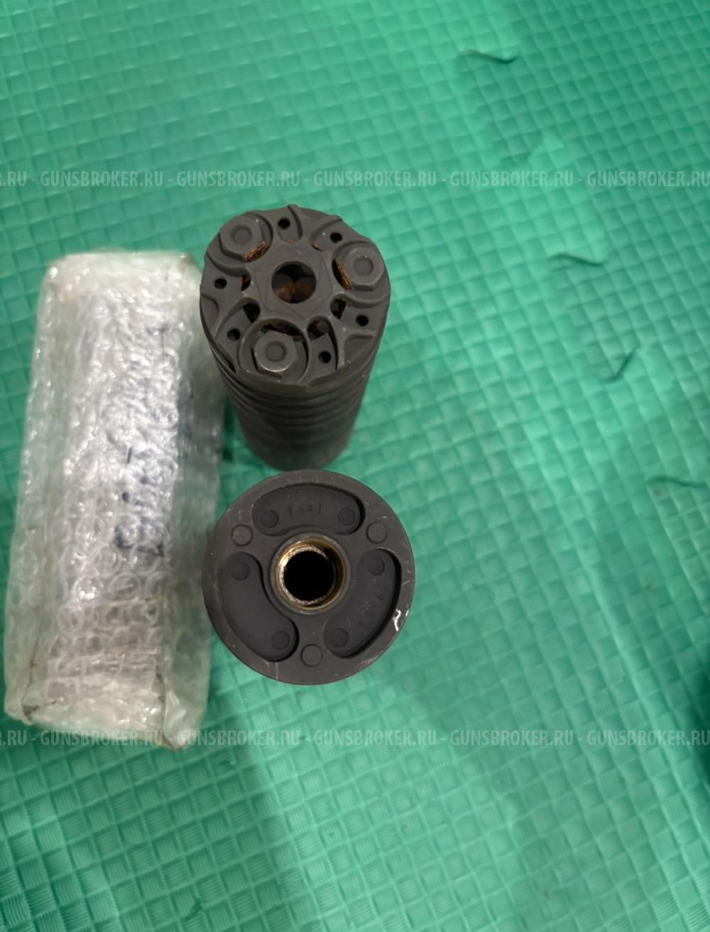 ДТКП ГЕКСАГОН "ПОТОК" 6 КАМЕР ИСП. СТАНДАРТ, ДЛЯ ПП 19-01 "ВИТЯЗЬ", РЕЗЬБА 16X1, КАЛ.9X19