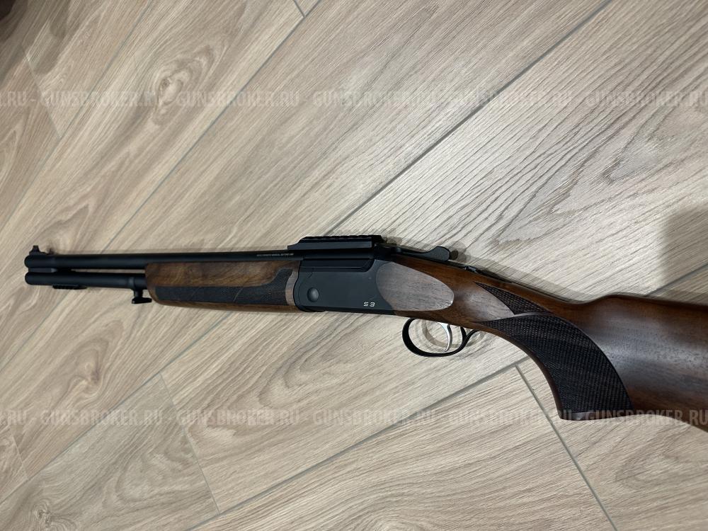 Двуствольное вертикальное ружье REC ARMS S3 Walnut Black с планкой Пикатини