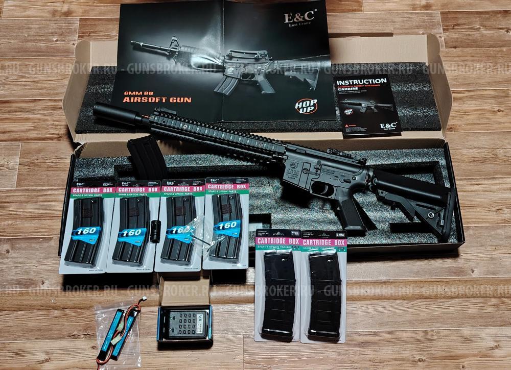 Карабин, автомат, East Crane M4A1 SOPMOD block II UP BK