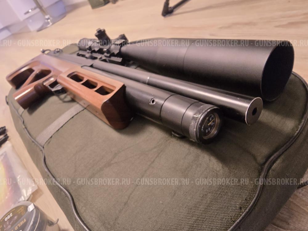 Эдган матадор стандарт 5.5/EDgun Matador R3M 5.5, standard, 3 дж., ложе орех. Комплектом