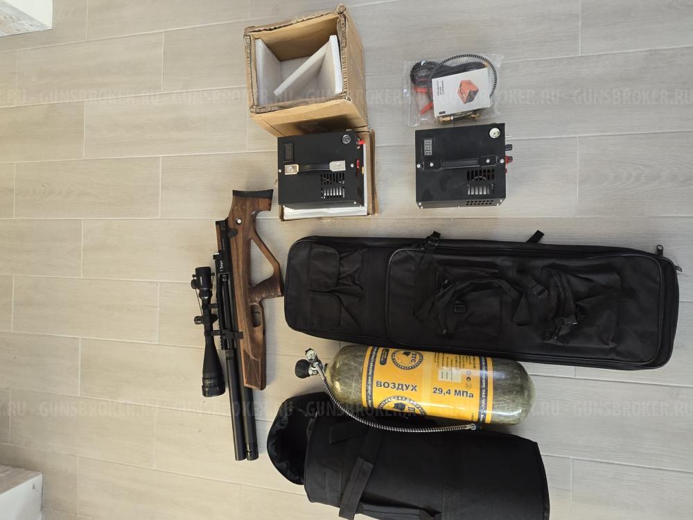 Пневматическая винтовка  Jaeger SPR Булл-пап(РСР,редуктор,ствол LW470 Чок)6.35 БУ