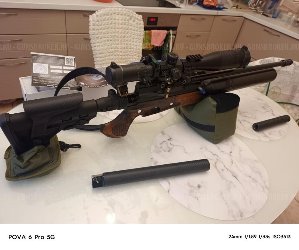 LW Егерь складной карабин 6.35 до 3 дж, с прицелом 24 крат