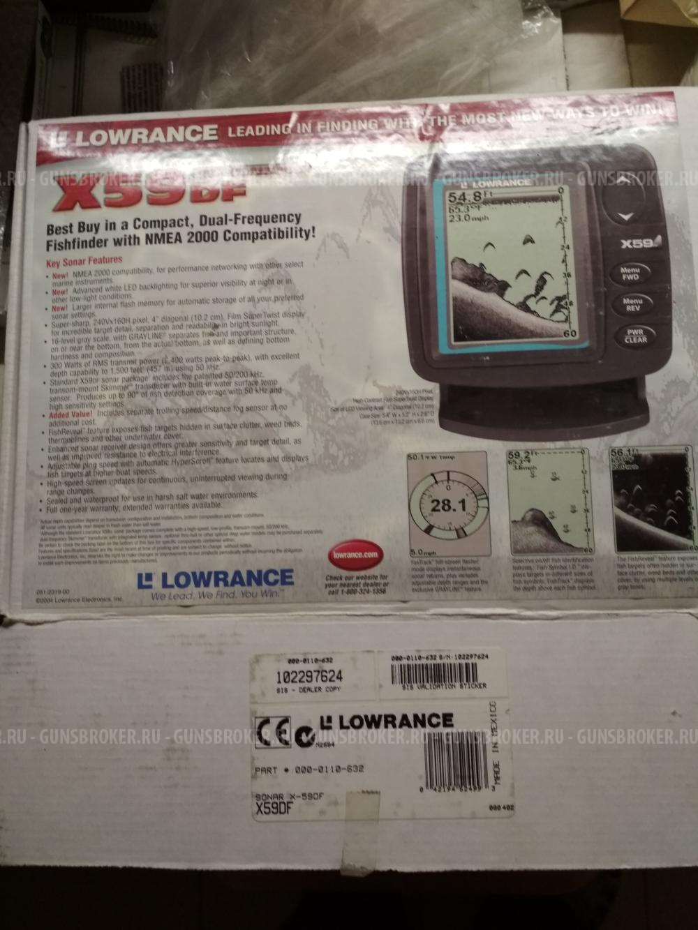 Эхолот фирмы Lowrance X59DF