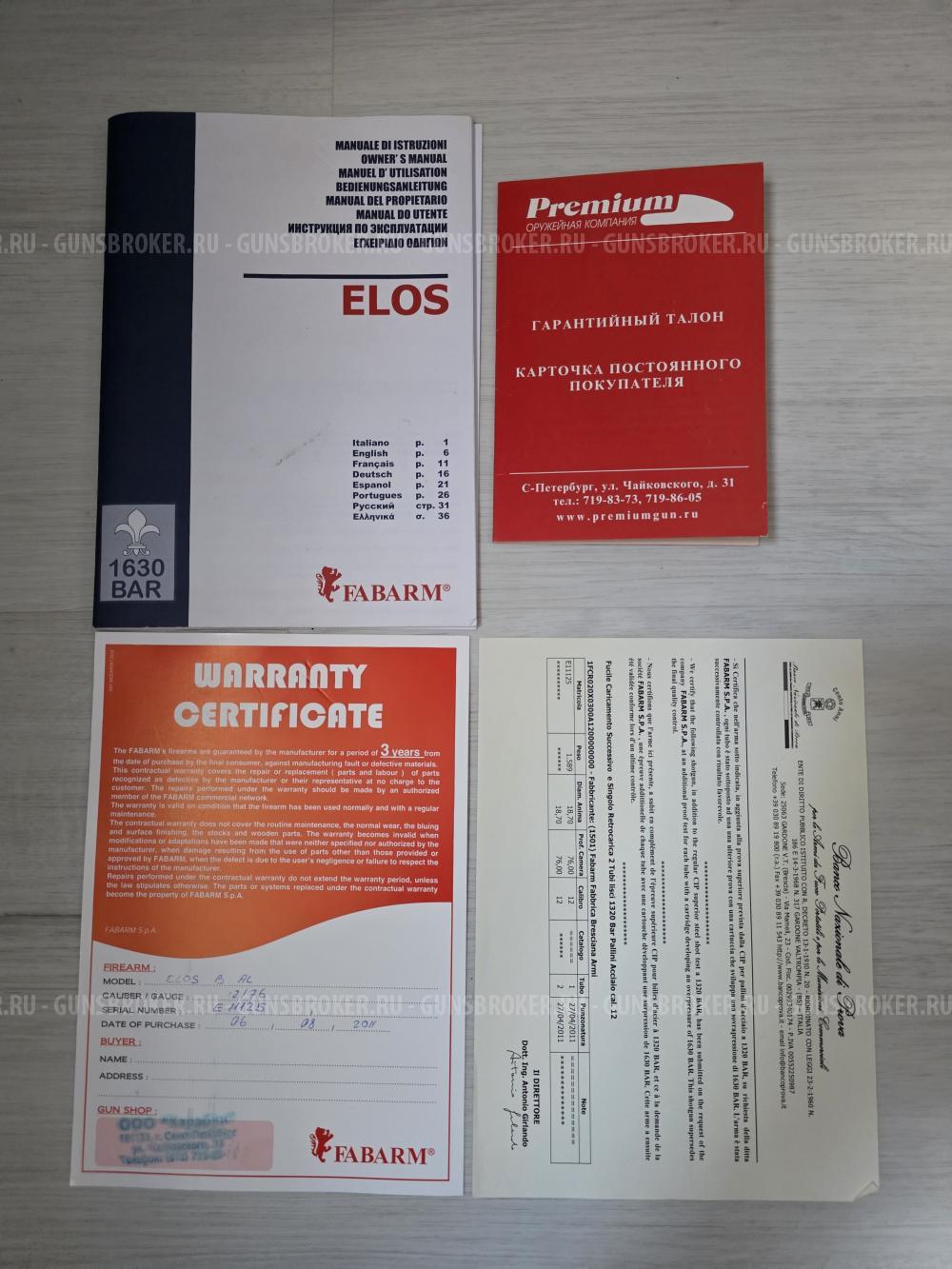 Fabarm elos 12/76
