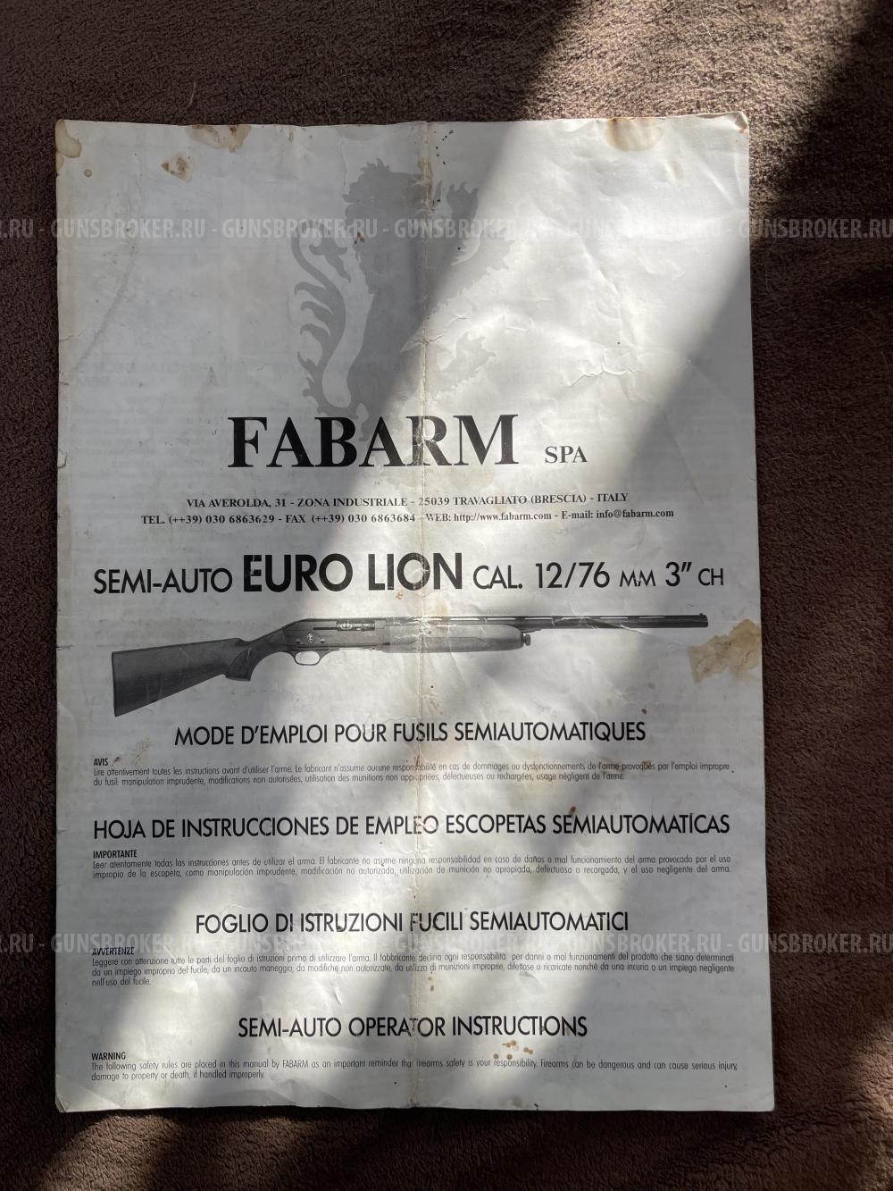 FABARM Euro Lion MK III (MK3) combo