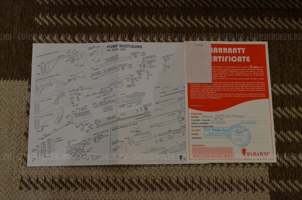 Fabarm SDASS Pro Telescopic 12/76