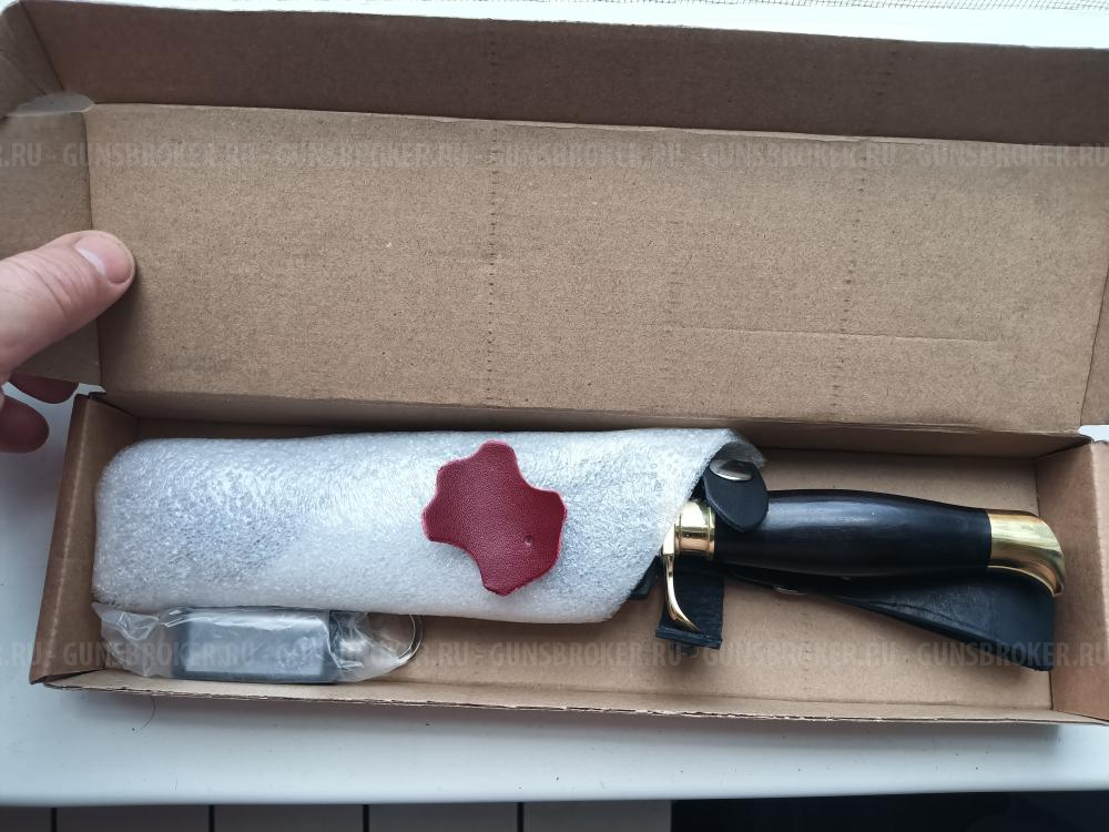 Финка НКВД кованная+кожаные ножны +вечное огниво в подарок