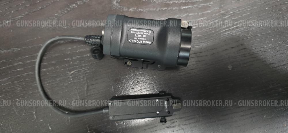 Фонарь клещ 2пс+лцу в 3.0 красный