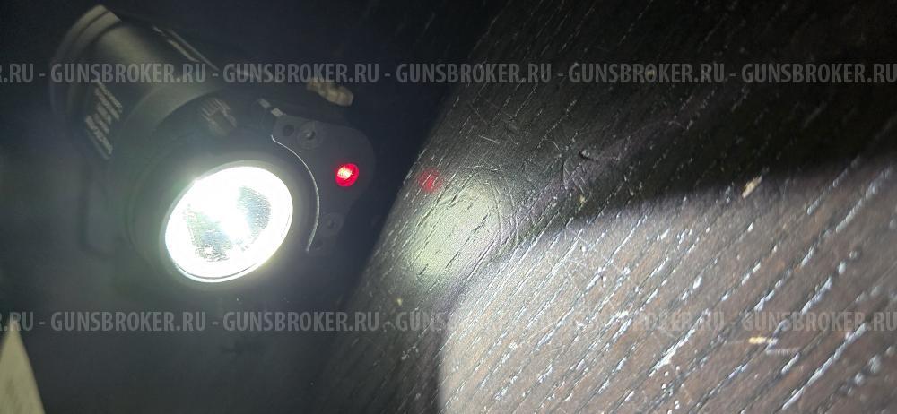 Фонарь клещ 2пс+лцу в 3.0 красный