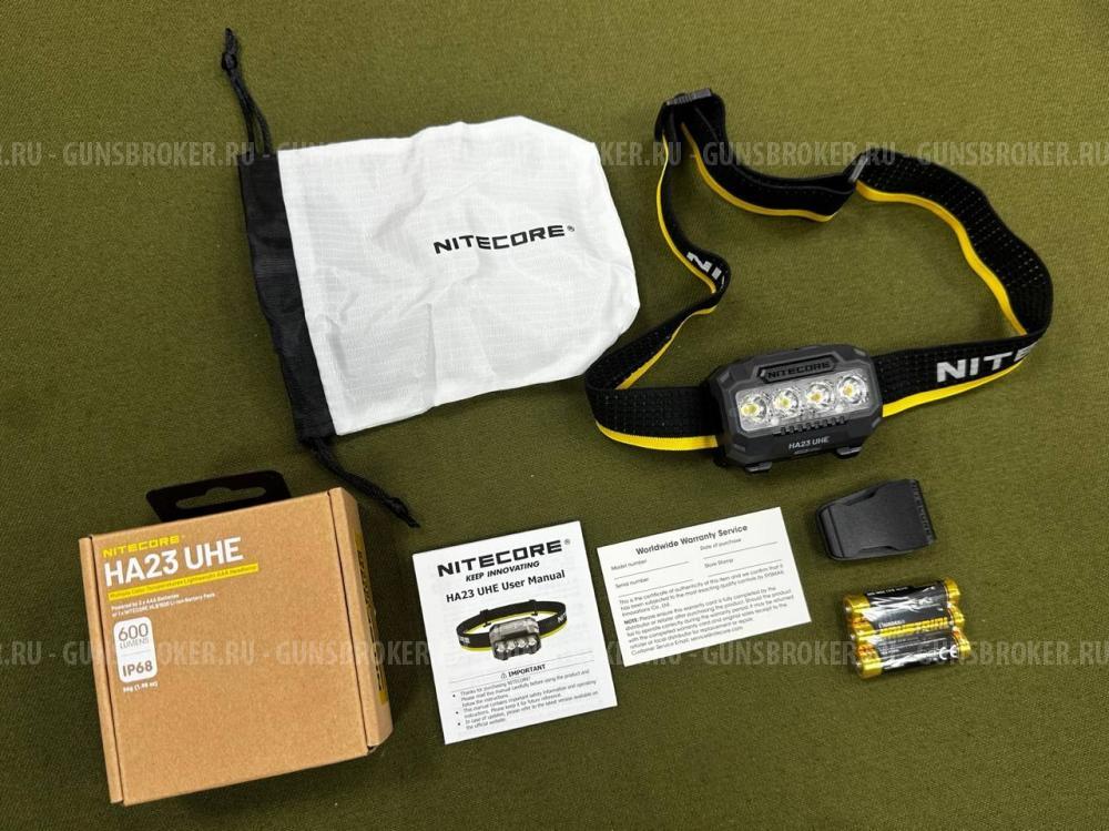 Фонарь налобный nitecore HA23UHE
