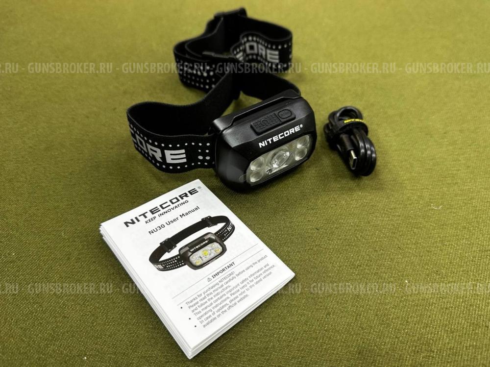 Фонарь налобный Nitecore NU30