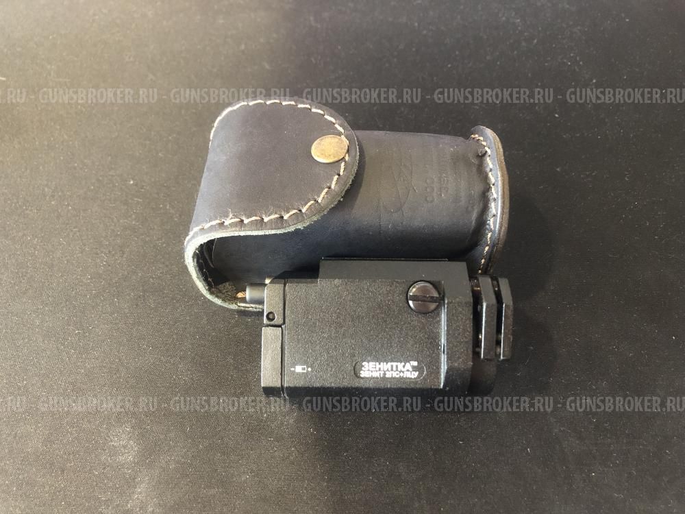 Фонарь оружейный Зенит 2ПС+ЛЦУ "Клещ" (красный) + стробоскоп.