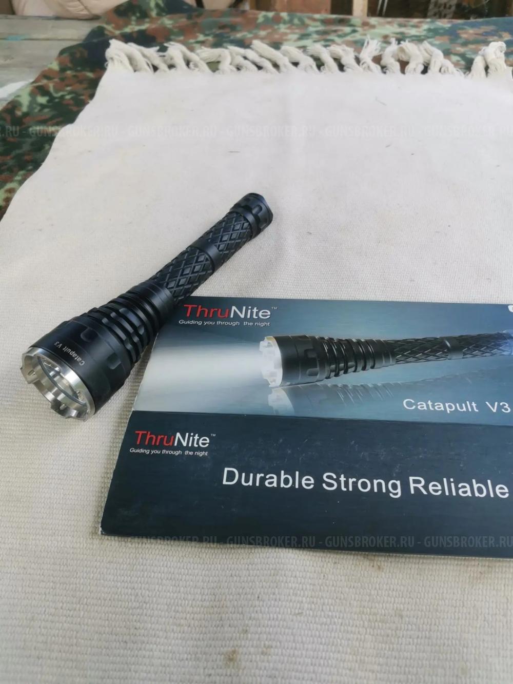 Фонарь ThruNite Catapult V3 (с кобурой,с фильтром и доп. отсеком с батарейкой).