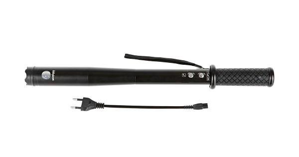 Фонарик шокер дубинка Молния YB-1119B (металл)