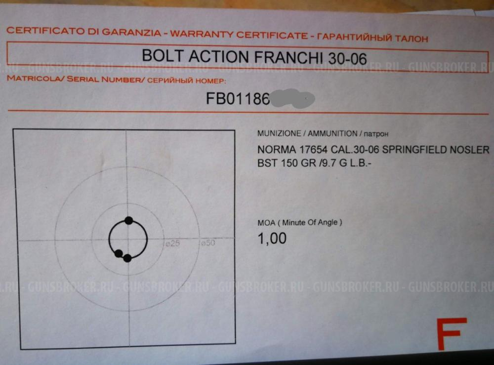 Franchi horizon 30-06