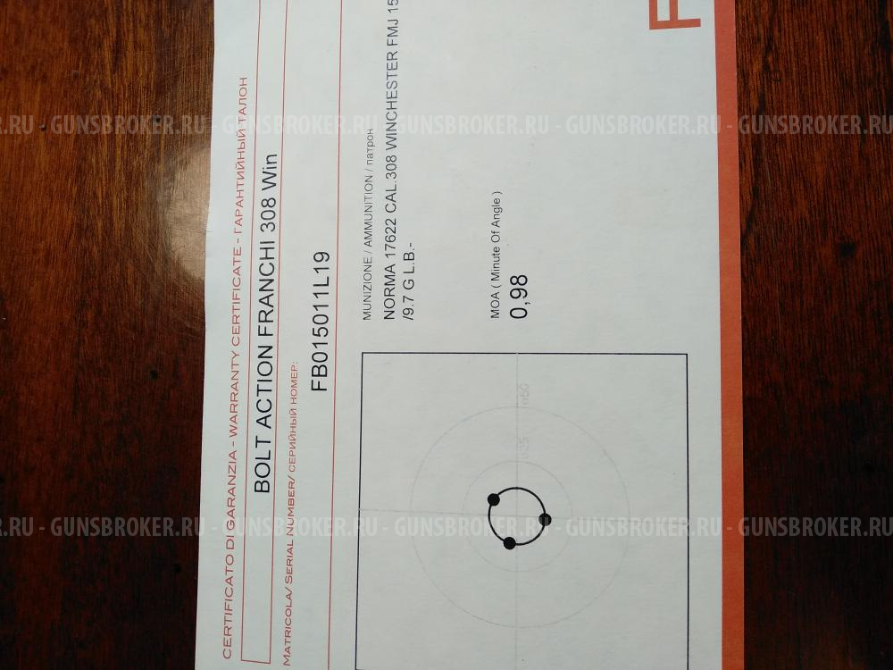 Франки горизонт 308 калибр.