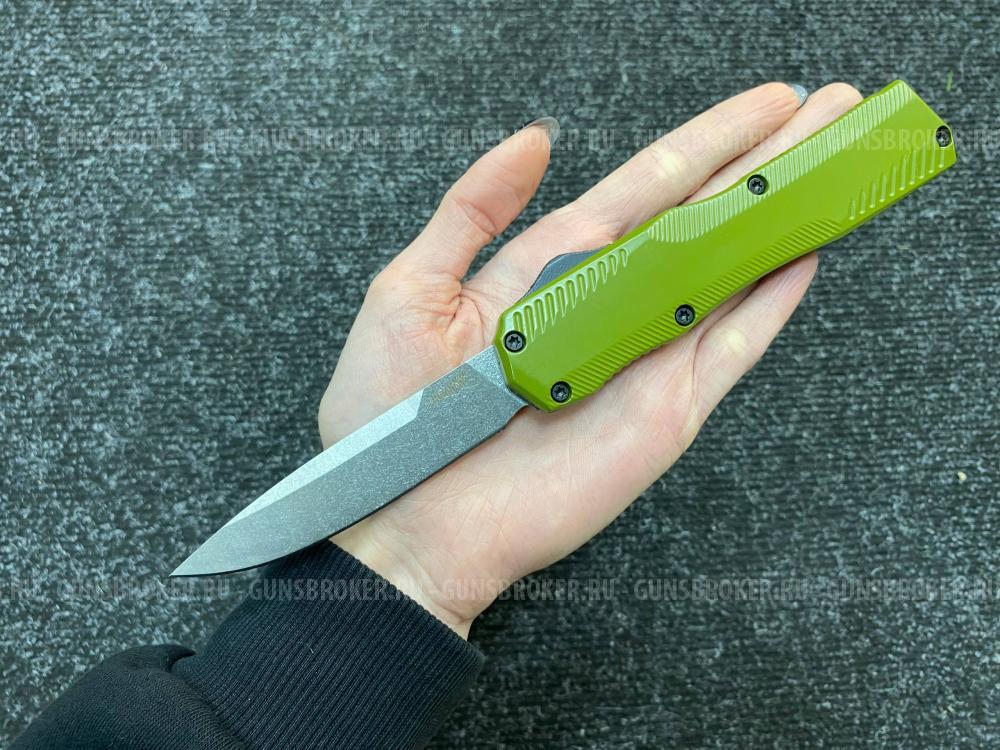 Фронтальный нож Kershaw Зеленый